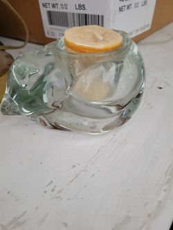 Sleeping Cat Candle Holder
