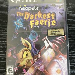 Neopets: The Darkest Faerie (PlayStation 2) PS2 Factory Sealed  W/ Promo Card