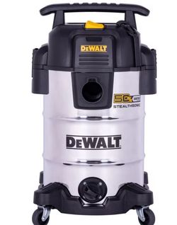 DeWalt 8-Gallon 4 HP Stealthsonic Quiet Stainless Steel Wet Dry Vacuum
