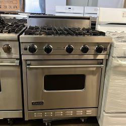 Viking 30”Wide All Gas Range Stove In Stainless Steel 4Burners 