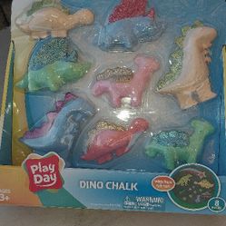 8 Piece Dino Chalk