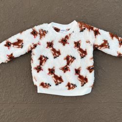 Like new Rudolph The Red-Nosed Reindeer baby sweater, size 9 months