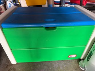 Vintage Little Tikes Toy Box Storage Chest