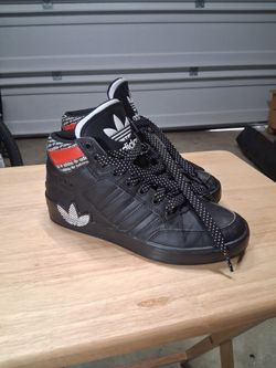 Adidas Originals Black High-Top Sneakers