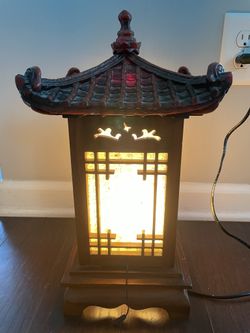 Korean Pagoda Table Lamp