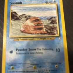 Swinub  1(contact info removed)  Pokémon Original