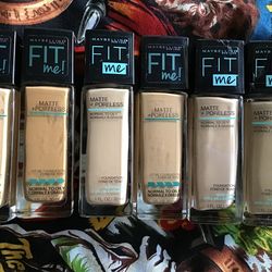 New Maybelline fit me foundations