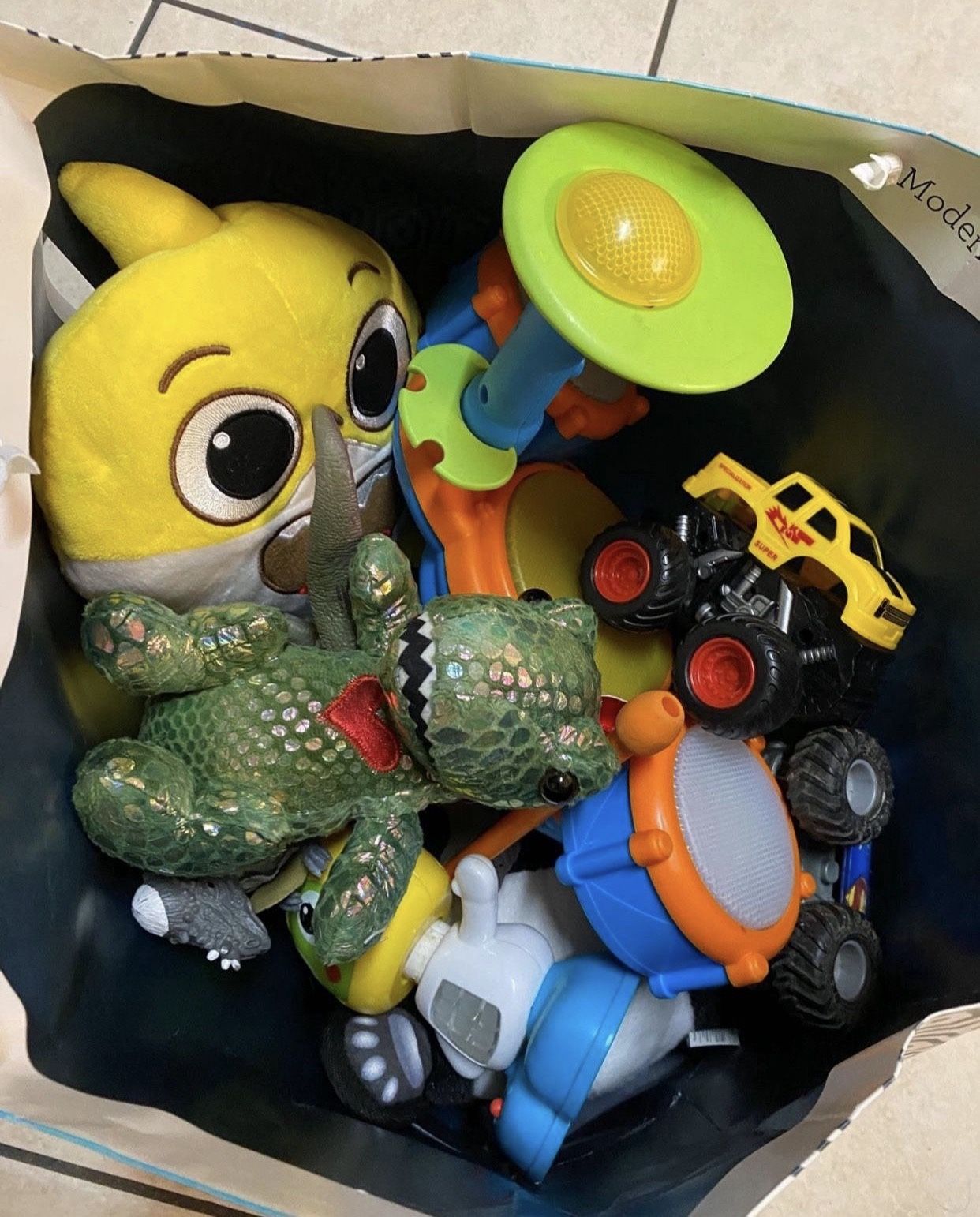 FREE Small Bag Of Toddler Boy Toys