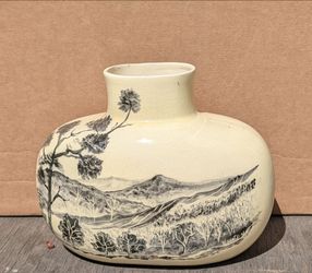 Hand painted vase