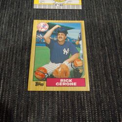 Topps Rick Cerone Card Number 217