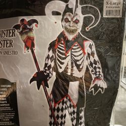 Child Sinister Jester Costume 
