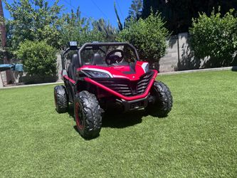 Red Kids Electric Ride-On UTV Buggy