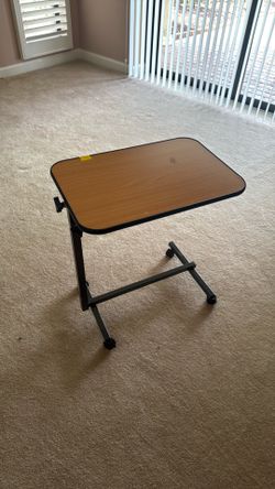 Adjustable side table
