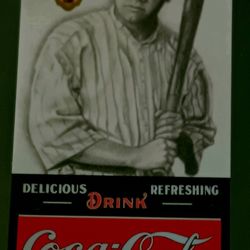 1934_35 BABE RUTH IN S ADVERTISEMENT FOR Coca-Cola 