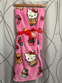 Hello Kitty Christmas Blanket
