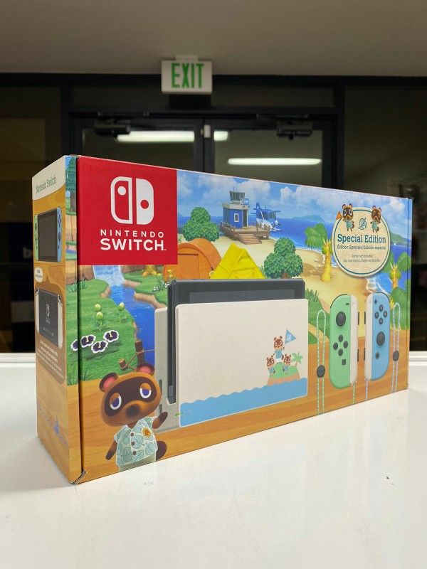 Brand New Nintendo Switch Animal Crossing New Horizons Edition