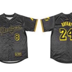 LA Dodgers Lakers Night Kobe Bryant Jersey