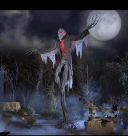 Gally Crow 15 Ft Grave & Bones Giant Sized Animated LED Brand New Factory Sealed