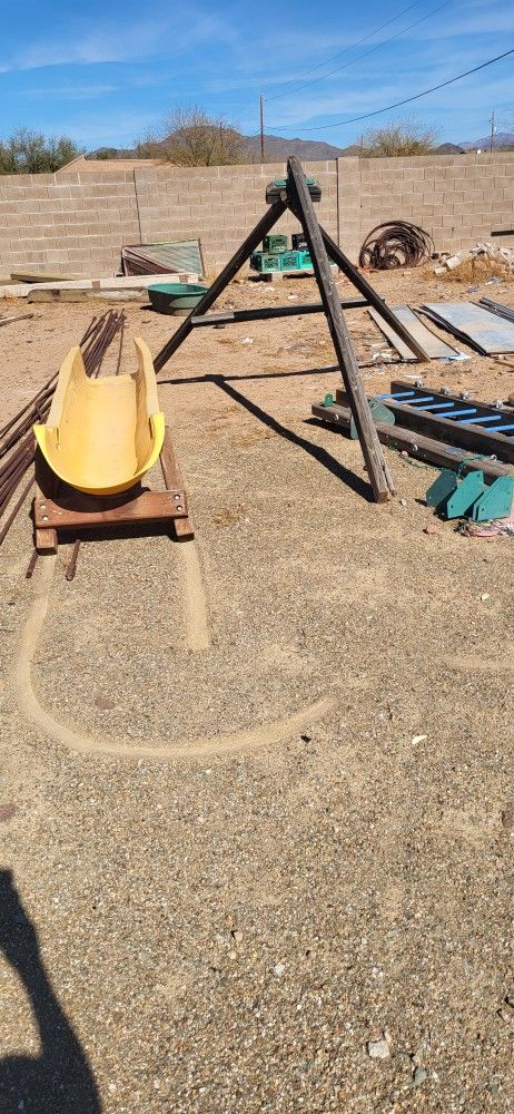 Playground Parts.  Swings. Monkey Bars