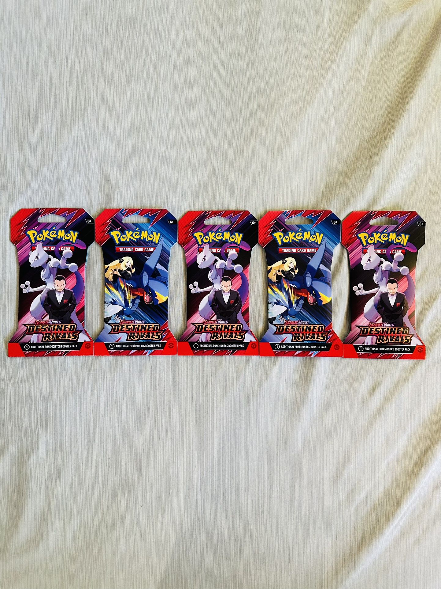 Pokemon Destined Rivals Booster Packs (5)