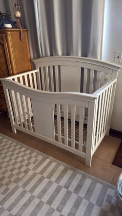 White Baby Crib