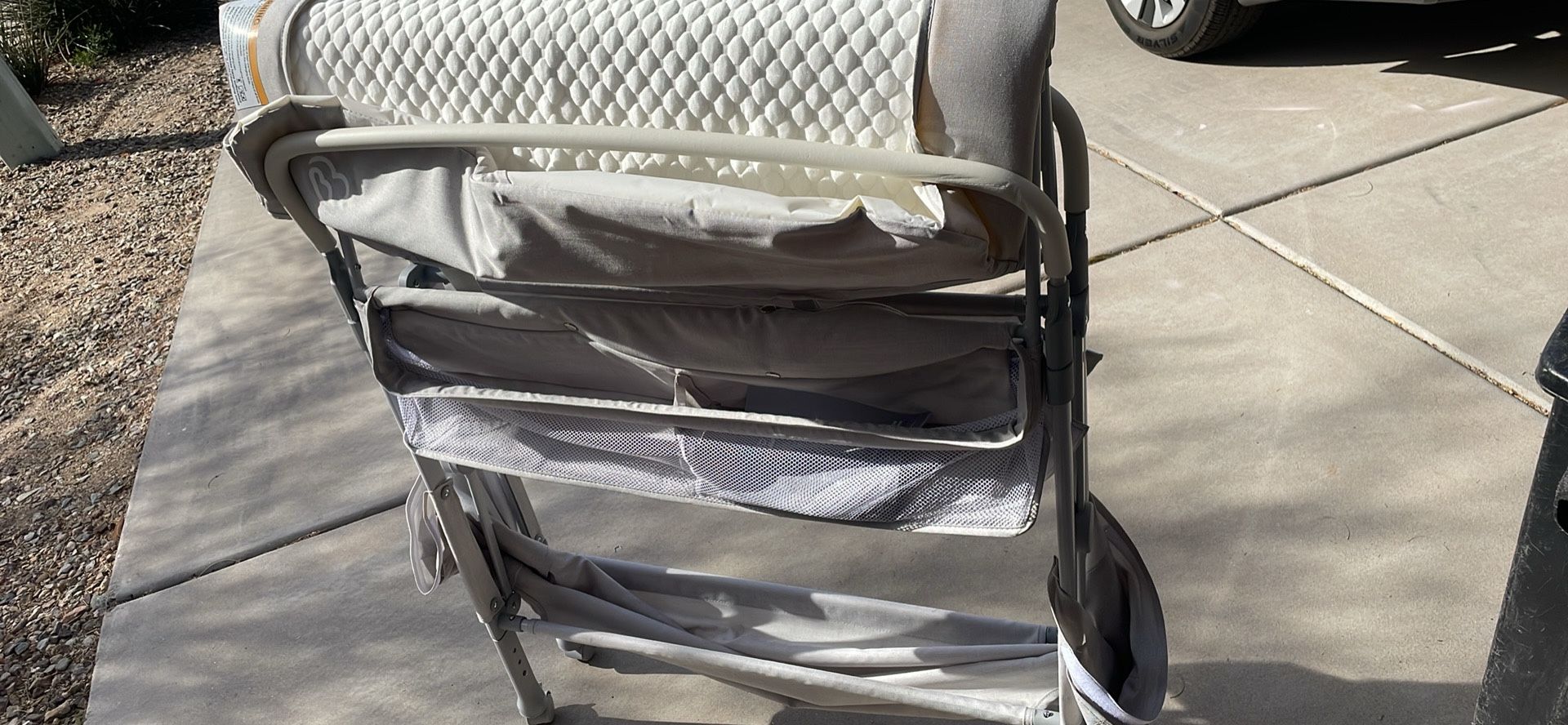 Changing Table With Storage And Folds Up