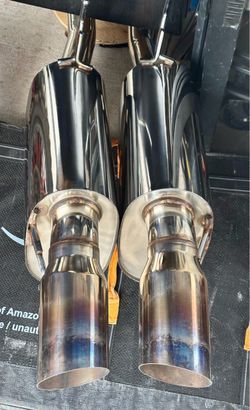 Dual Stainless Steel Exhaust Mufflers