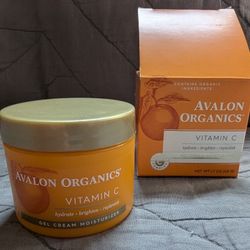 Avalon Organics Vitamin C Gel Cream Moisturizer, Brand New In Box!