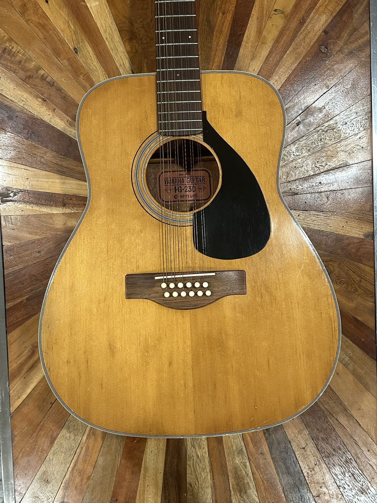 Yamaha 12 String Guitar Rare Red Label nippon gakki Japan