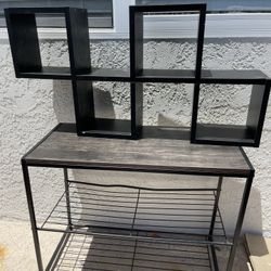 Shoe Rack And Wall Shelf