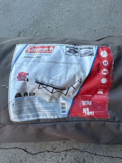 Coleman airbed queen cot
