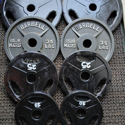 Olympic Weight plates Total/ 230lb