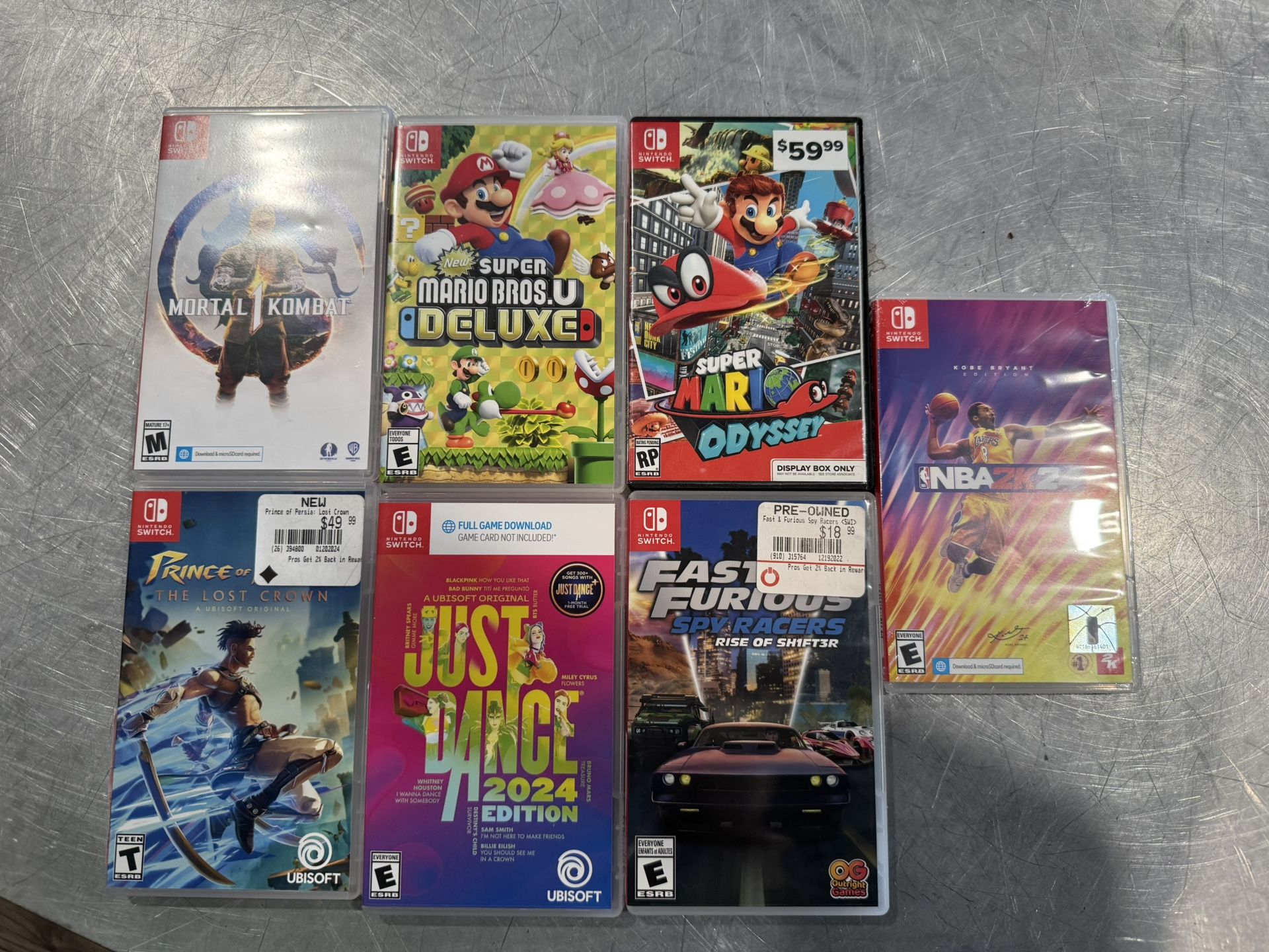 7 Nintendo Games (3 AVAILABLE)