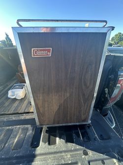 Vintage Coleman Upright Camping Cooler