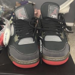 Off white jordan 4’s women