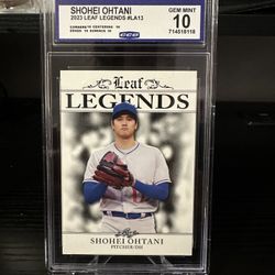 Shohei Ohtani 2023 Leaf Legends 
