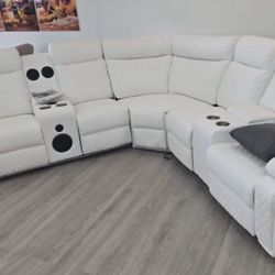 Brand New Power Reclining Sectional Sofa / Sofa Seccional Nuevo a Estrenar … Fast 🚚