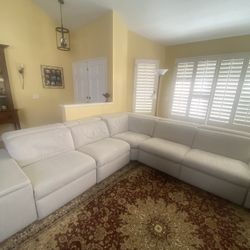 West Elm  Sectional recliner Couch 
