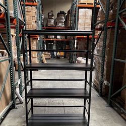 New In Box 4 Tiers Black 47.2"X17.8"X72" Metal shelves Storage