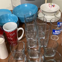 Glassware And Dishes… You Get Them All