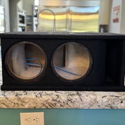 Dual 8” 1600-Watt Loaded Tropo Series Ported Car Subwoofer (Empty Box)