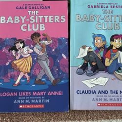 Babysitters club  And Little Sister comic books lot of 5