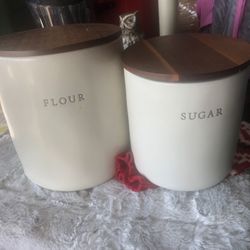 Flour and sugar canister