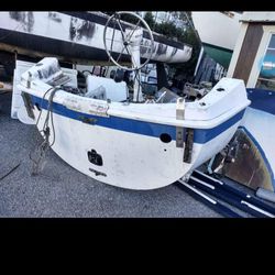 Sailboat Steering Pedastool And Complete Steering Setup