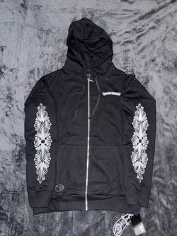 Chrome Hearts Black Zip-Up Hoodie
