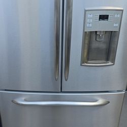 Counter Depth Profile G&E Stainless Steel Fridge 