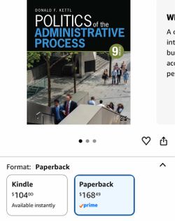 Politics of the Administrative process