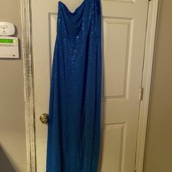 Beautiful Blue Sequin Dress
