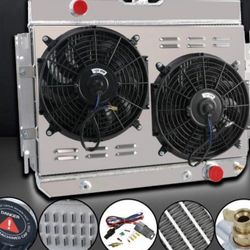 Aluminum Radiators 3 Rows With Electric Fans