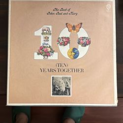 The Best Of Pieter, Paul And Mary 10 Years Together Vinyl Record Album